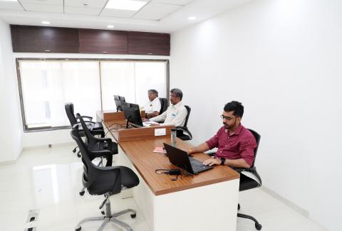 Technical Department, 7th Floor-Technical department conducting review of layout approval plans, commencement certificates, building approval plans, and other pertinent documents of registration application of projects